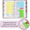 imageMr Pen Sticky Note Set 380 Pack Pastel Colors Transparent Sticky Notes Tabs Divider Sticky Notes Translucent Sticky Notes Planner Sticky Notes Sticky Note Dividers Tabs