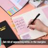 imageMr Pen Sticky Notes Set 410 Pack Pastel Macaron Divider Sticky Notes Planner Sticky Note Dividers Tabs Mr Pen Sticky Note Set Sticky Note Pad Sticky Notes Book Sticky Notes with Tabs