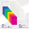 imageMr Pen Transparent Sticky Notes 3x2 20 Pads 1000Sheets Colorful ampamp Clear See Through Sticky Notes Bulk Sticky Notes Transparent Translucent Sticky Notes Clear Transparent Sticky Notes Clear