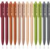 imageMr Pen Retractable Gel Pens 12 Pack Black Ink Natural Earthy Barrels Gel Pens Gel Pens Fine Point 05mm Retractable Pens Cute Pens Gel Ink Pens Aesthetic Pens for Journaling Fine Tip Pens