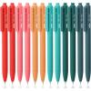 imageMr Pen Retractable Gel Pens 12 Pack Black Ink Summer Color Barrel Fine Point 05mm Retractable Pens Ideal for Journaling Notetaking Office Work