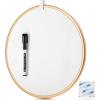 imageMr Pen Round Dry Erase Board 115 with a Black Dry Erase Marker Gold Frame Small White Board White Board for Kids White Board for Students Small Dry Erase Board Mini White Board