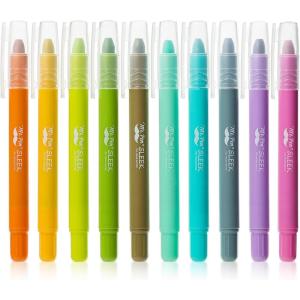 imageMr Pen Gel Highlighters 10 Pack Earthy Pastel Bible Highlighters for Bibles That Do Not Bleed