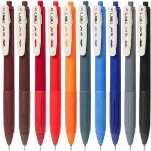 imageMr Pen Retractable Gel Pens 10 Pack Dark Vintage Ink Colors Gel Pens Fine Point Fast Dry Vintage Pen Retractable Pens Gel Ink Pens Aesthetic Pens for Journaling Fine Tip Pens