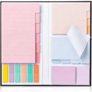 imageMr Pen Sticky Notes Set 410 Pack Pastel Macaron Divider Sticky Notes Planner Sticky Note Dividers Tabs Mr Pen Sticky Note Set Sticky Note Pad Sticky Notes Book Sticky Notes with Tabs
