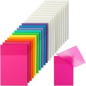 imageMr Pen Transparent Sticky Notes 3x2 20 Pads 1000Sheets Colorful ampamp Clear See Through Sticky Notes Bulk Sticky Notes Transparent Translucent Sticky Notes Clear Transparent Sticky Notes Clear
