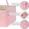 imageMr Pen Baby Diaper Caddy Organizer Pink with Star Pattern Portable Car Caddy for Changing Table and Nursery