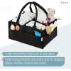 imageMr Pen Baby Diaper Caddy Organizer with Lid Baby Organizer for Nursery Portable Diaper Caddy with Lid Diaper Organizer for Changing TableBlack