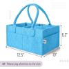 imageMr Pen Baby Diaper Caddy Organizer with Lid Baby Organizer for Nursery Portable Diaper Caddy with Lid Diaper Organizer for Changing TableBlue