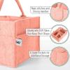 imageMr Pen Baby Diaper Caddy Organizer with Lid Baby Organizer for Nursery Portable Diaper Caddy with Lid Diaper Organizer for Changing TableCoral