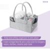 imageMr Pen Baby Diaper Caddy Organizer with Lid Baby Organizer for Nursery Portable Diaper Caddy with Lid Diaper Organizer for Changing TableGray