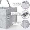 imageMr Pen Baby Diaper Caddy Organizer with Lid Baby Organizer for Nursery Portable Diaper Caddy with Lid Diaper Organizer for Changing TableGray