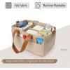 imageMr Pen Baby Diaper Caddy Organizer with Lid Baby Organizer for Nursery Portable Diaper Caddy with Lid Diaper Organizer for Changing TableLeather Strap
