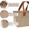 imageMr Pen Baby Diaper Caddy Organizer with Lid Baby Organizer for Nursery Portable Diaper Caddy with Lid Diaper Organizer for Changing TableLeather Strap