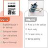 imageMr Pen Binder Clips 100 pc Assorted Sizes Black Metal Clips for Paper