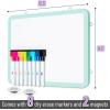 imageMr Pen Dry Erase Board 125quot x 95quot with 8 Dry Erase Markers and 2 Board Magnets White Board Dry Erase Magnetic Dry Erase Board Small White Board Small Dry Erase Board for WallGreen