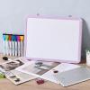 imageMr Pen Dry Erase Board 125quot x 95quot with 8 Dry Erase Markers and 2 Board Magnets White Board Dry Erase Magnetic Dry Erase Board Small White Board Small Dry Erase Board for WallPurple