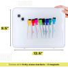imageMr Pen Dry Erase Board 125quot x 95quot with 8 Dry Erase Markers and 2 Board Magnets White Board Dry Erase Magnetic Dry Erase Board Small White Board Small Dry Erase Board for WallWhite