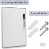 imageMr Pen Dry Erase Board 14 x 11 Rose Gold Aluminum Frame with a Black Dry Erase Marker White Board Dry Erase Magnetic Dry Erase Board Small White Board Small Dry Erase Board for WallSilver