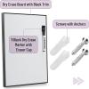 imageMr Pen Dry Erase Board 14 x 11 Rose Gold Aluminum Frame with a Black Dry Erase Marker White Board Dry Erase Magnetic Dry Erase Board Small White Board Small Dry Erase Board for WallBlack