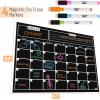 imageMr Pen Dry Erase Calendar for Fridge Magnetic 147 x 118quot Magnetic Calendar with 4 Dry Erase Markers Magnetic Calendar for Fridge Magnetic Whiteboard Calendar Dry Erase Fridge CalendarBlack