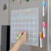 imageMr Pen Dry Erase Calendar for Fridge Magnetic 147 x 118quot Magnetic Calendar with 4 Dry Erase Markers Magnetic Calendar for Fridge Magnetic Whiteboard Calendar Dry Erase Fridge CalendarGray