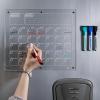 imageMr Pen Dry Erase Calendar for Fridge Magnetic 147 x 118quot Magnetic Calendar with 4 Dry Erase Markers Magnetic Calendar for Fridge Magnetic Whiteboard Calendar Dry Erase Fridge CalendarClear