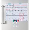 imageMr Pen Dry Erase Calendar for Fridge Magnetic 147 x 118quot Magnetic Calendar with 4 Dry Erase Markers Magnetic Calendar for Fridge Magnetic Whiteboard Calendar Dry Erase Fridge CalendarWhite