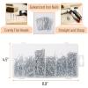 imageMr Pen Nail Assortment Kit 1200 pcs 4 Sizes Small Nails Nails for Hanging Pictures Finishing Nails Wall Nails for Hanging Pin Nails Hardware Nails Assorted Nails Galvanized Nails