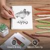 imageMr Pen Retractable Gel Pens 12 Pack Black Ink Dark Earthy Color Barrel Gel Pens Gel Pens Fine Point 05mm Retractable Pens Cute Pens Gel Ink Pens Aesthetic Pens for Journaling Fine Tip Pens