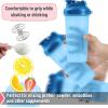 imageMr Pen Shaker Bottles for Protein Mixes 28 oz 2 Pack Clear Protein Shaker Bottle with Wire Whisk Ball Blender BottleBlue  Red