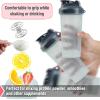 imageMr Pen Shaker Bottles for Protein Mixes 28 oz 2 Pack Clear Protein Shaker Bottle with Wire Whisk Ball Blender BottleClear