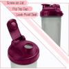imageMr Pen Shaker Bottles for Protein Mixes 28 oz 2 Pack Clear Protein Shaker Bottle with Wire Whisk Ball Blender BottleLight Gray