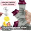 imageMr Pen Shaker Bottles for Protein Mixes 28 oz 2 Pack Clear Protein Shaker Bottle with Wire Whisk Ball Blender BottleLight Gray