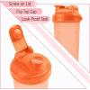 imageMr Pen Shaker Bottles for Protein Mixes 28 oz 2 Pack Clear Protein Shaker Bottle with Wire Whisk Ball Blender BottleLight Pink  Blue