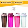 imageMr Pen Shaker Bottles for Protein Mixes 28 oz 4 Pack Colorful Protein Shaker Bottle with Wire Whisk Ball Mixer BottleBlack  Purple  Pink  Mint