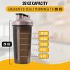 imageMr Pen Shaker Bottles for Protein Mixes 28 oz 4 Pack Colorful Protein Shaker Bottle with Wire Whisk Ball Mixer BottleBlack  Purple  Pink  Mint
