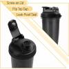 imageMr Pen Shaker Bottles for Protein Mixes 28 oz 4 Pack Colorful Protein Shaker Bottle with Wire Whisk Ball Mixer BottleBlack