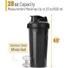 imageMr Pen Shaker Bottles for Protein Mixes 28 oz 4 Pack Colorful Protein Shaker Bottle with Wire Whisk Ball Mixer BottleBlack