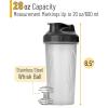 imageMr Pen Shaker Bottles for Protein Mixes 28 oz 4 Pack Colorful Protein Shaker Bottle with Wire Whisk Ball Mixer BottleClear 1