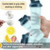 imageMr Pen Shaker Bottles for Protein Mixes 28 oz 4 Pack Colorful Protein Shaker Bottle with Wire Whisk Ball Mixer BottleClear