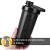 imageMr Pen Shaker Bottles for Protein Mixes with Twist Cap 28 oz Black Protein Shaker Bottle with Wire Whisk Ball Shaker Cup Mixer BottleBlack