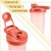 imageMr Pen Shaker Bottles for Protein Mixes with Twist Cap 28 oz Black Protein Shaker Bottle with Wire Whisk Ball Shaker Cup Mixer BottleCoral Pink