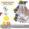 imageMr Pen Shaker Bottles for Protein Mixes with Twist Cap 28 oz Black Protein Shaker Bottle with Wire Whisk Ball Shaker Cup Mixer BottleGrayGreen