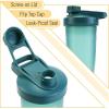 imageMr Pen Shaker Bottles for Protein Mixes with Twist Cap 28 oz Black Protein Shaker Bottle with Wire Whisk Ball Shaker Cup Mixer BottleLight Blue