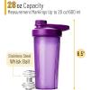 imageMr Pen Shaker Bottles for Protein Mixes with Twist Cap 28 oz Black Protein Shaker Bottle with Wire Whisk Ball Shaker Cup Mixer BottlePurple