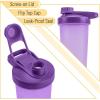 imageMr Pen Shaker Bottles for Protein Mixes with Twist Cap 28 oz Black Protein Shaker Bottle with Wire Whisk Ball Shaker Cup Mixer BottlePurple