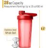 imageMr Pen Shaker Bottles for Protein Mixes with Twist Cap 28 oz Black Protein Shaker Bottle with Wire Whisk Ball Shaker Cup Mixer BottleRed