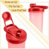 imageMr Pen Shaker Bottles for Protein Mixes with Twist Cap 28 oz Black Protein Shaker Bottle with Wire Whisk Ball Shaker Cup Mixer BottleRed