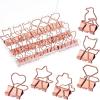 imageMr Pen Cute Binder Clips  18 Pcs 6 Styles Medium ampamp Small Sizes Office Supplies
